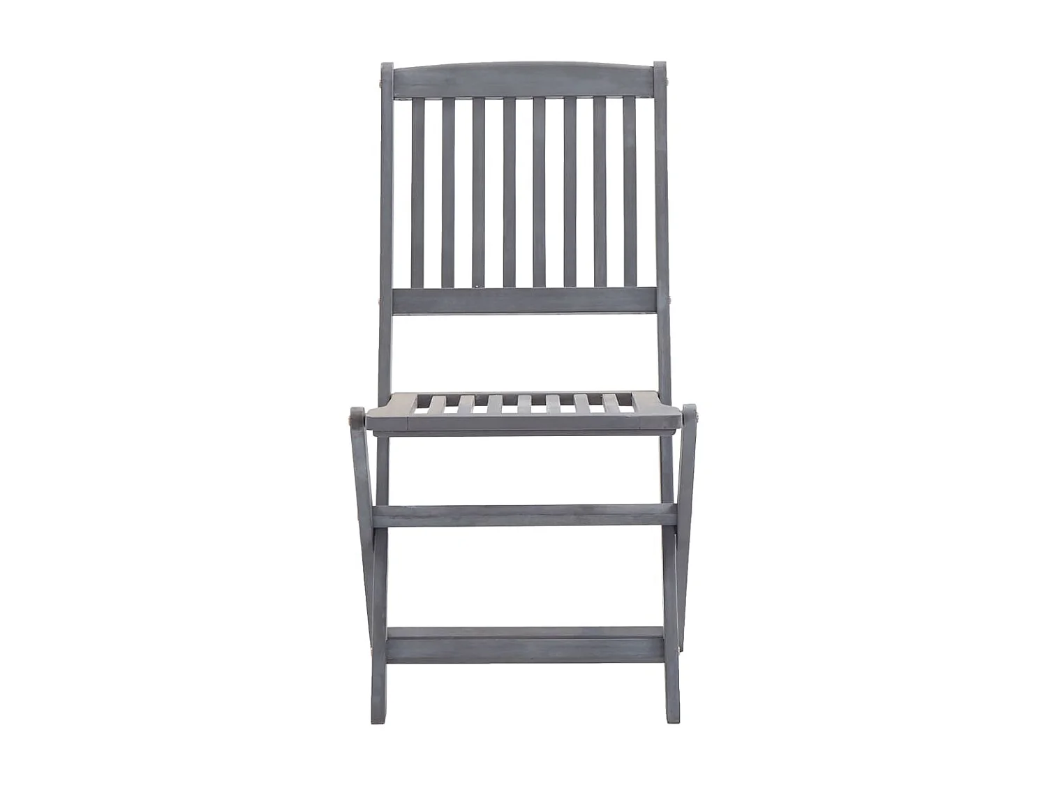 Chaises pliables d'extérieur 2 pcs avec coussins Bois d'acacia 20