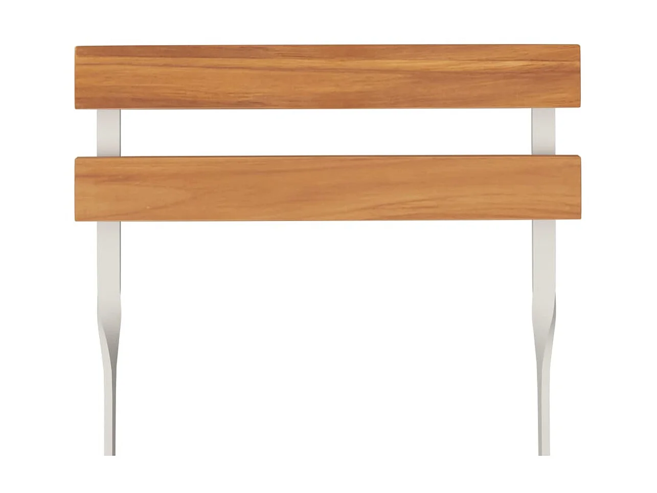 Chaises de jardin pliantes 4 pcs Bois d'acacia solide et acier