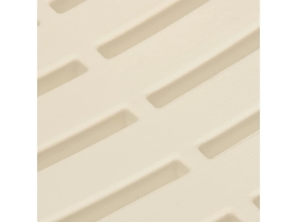 Chaises de jardin 4 pcs Plastique Blanc