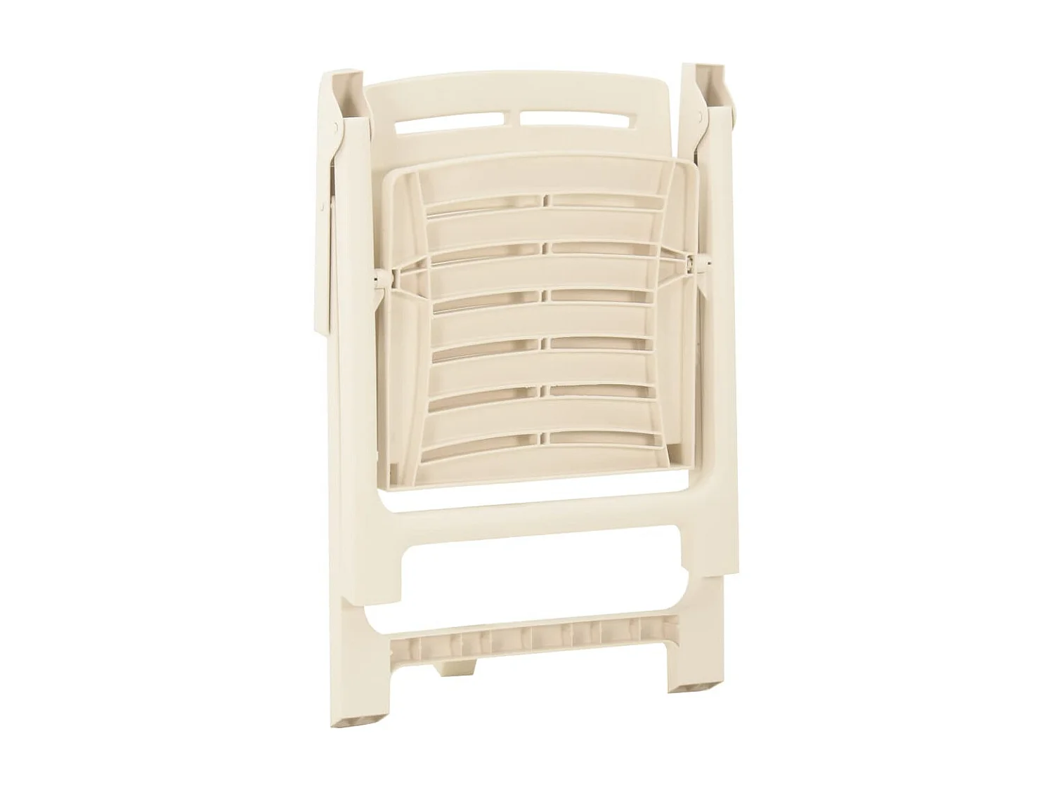 Chaises de jardin 4 pcs Plastique Blanc