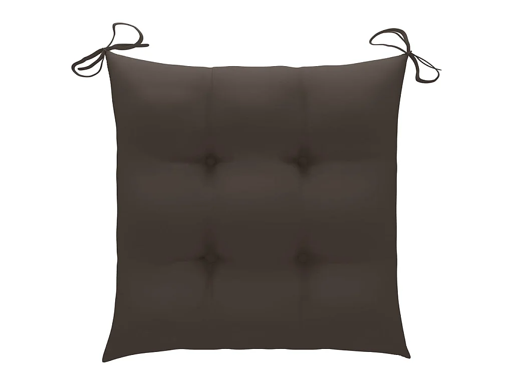 Chaises pliables d'extérieur avec coussins 8 pcs Bois d'acacia 50