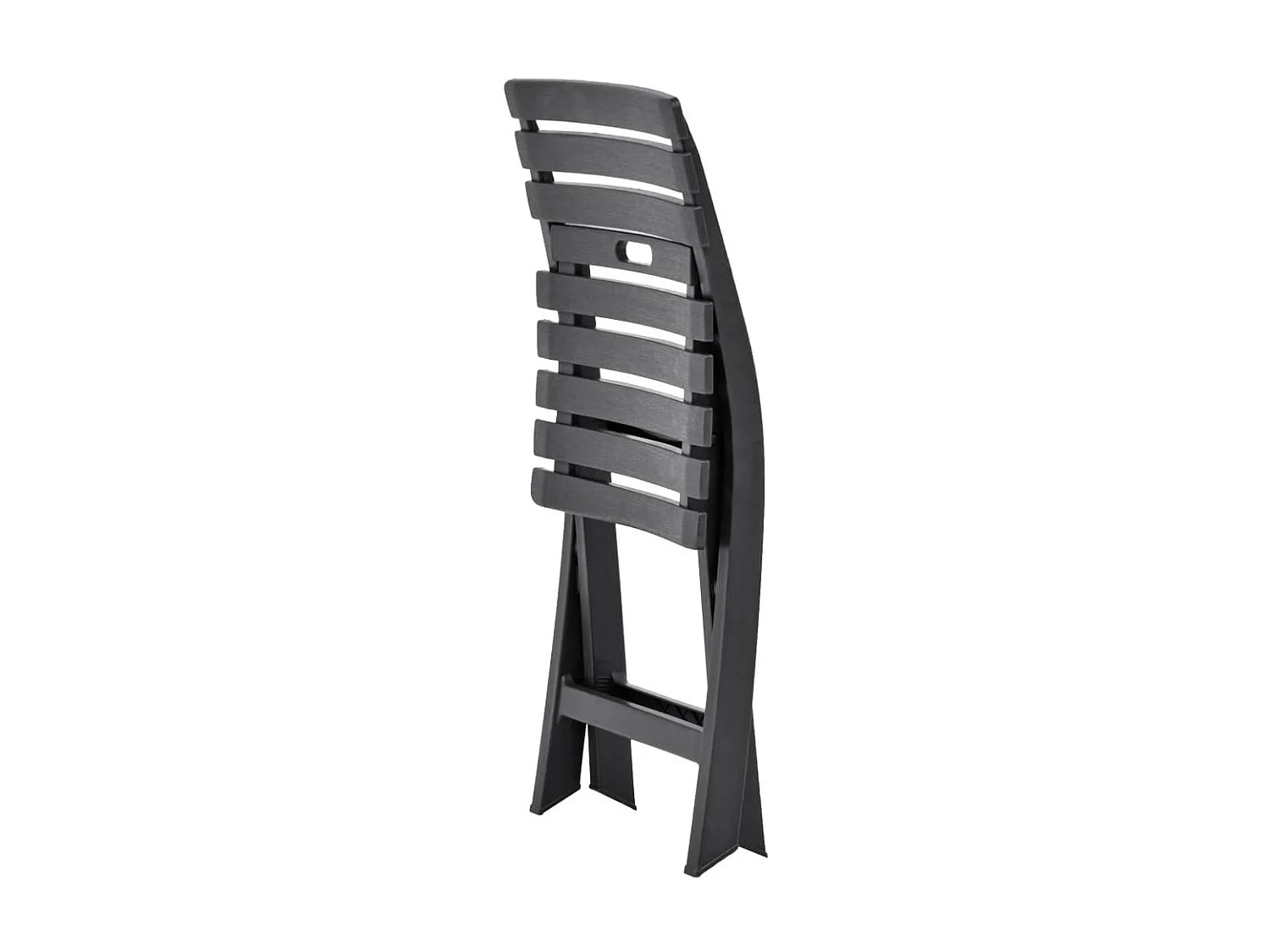 Chaises de jardin pliables 2 pcs Plastique Anthracite