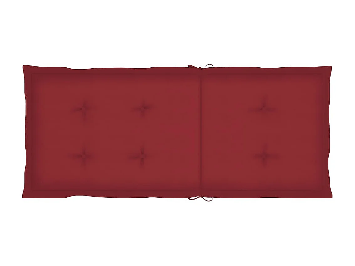 Chaises inclinables de jardin 4 pcs avec coussins Bois d'acacia 34