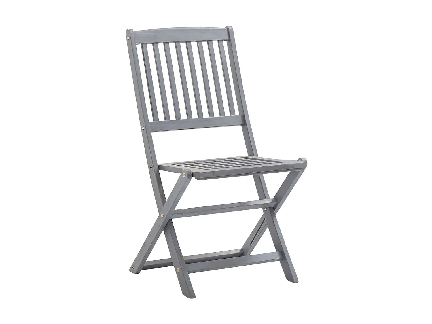 Chaises pliables d'extérieur 4 pcs Bois d'acacia solide 2