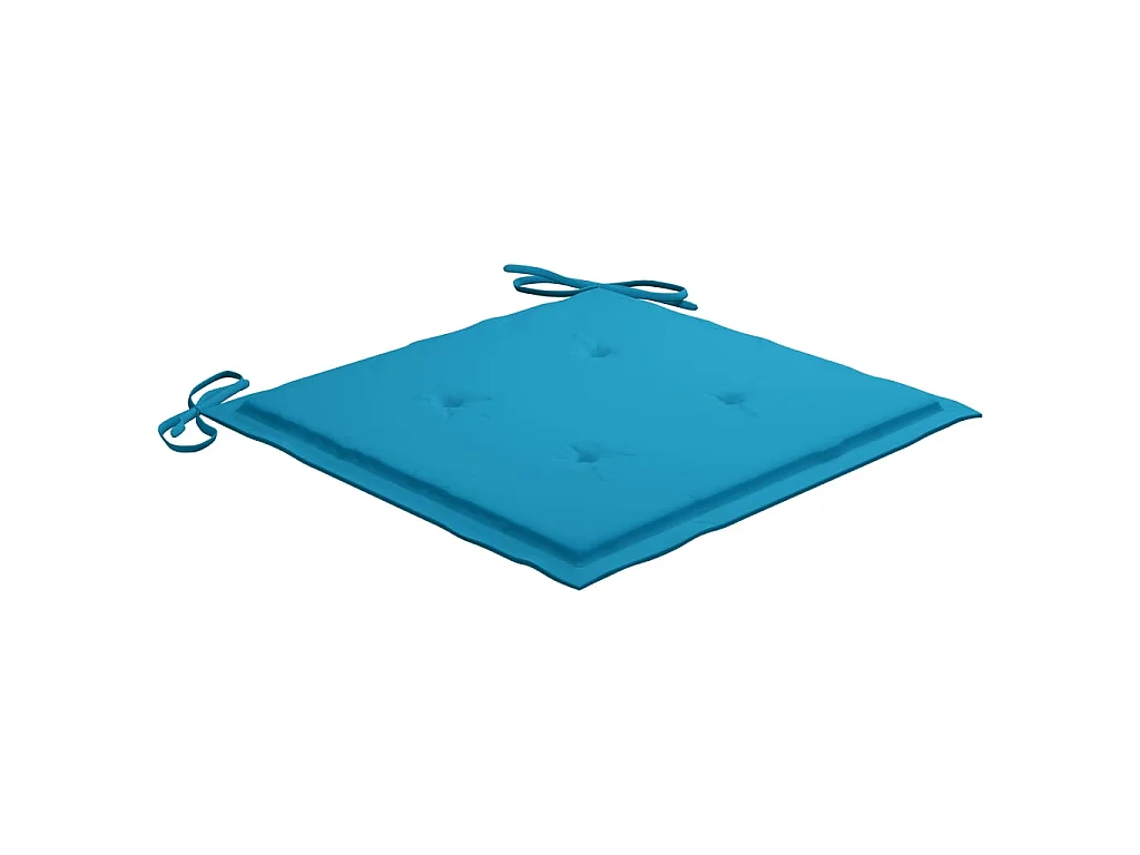 Chaises de jardin 6 pcs avec coussins Bois de teck massif 6