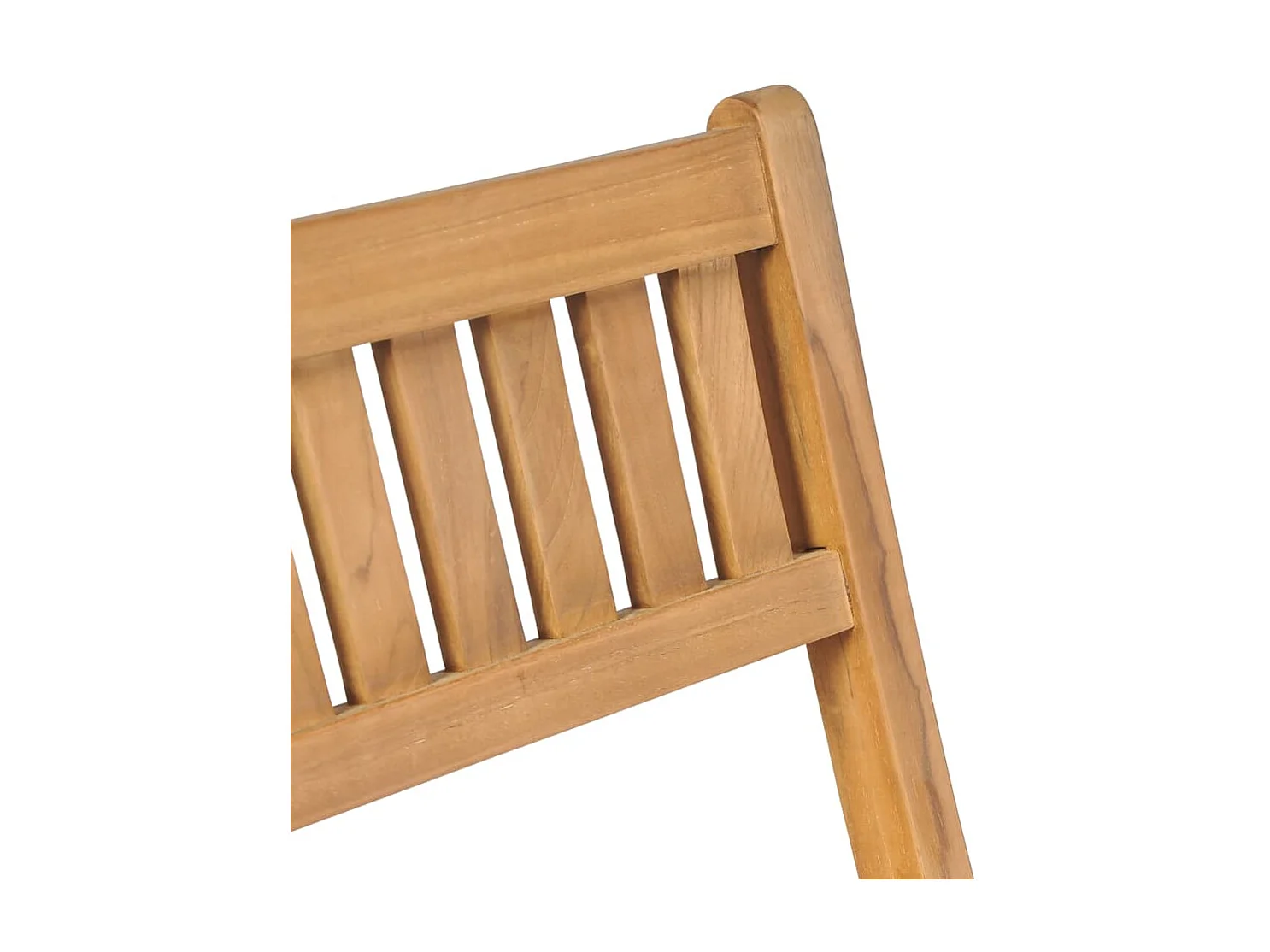 Tabourets pliables de bar d'extérieur 2 pcs Bois de teck solide