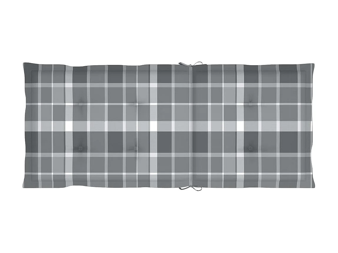 Chaises inclinables de jardin 4 pcs avec coussins Bois d'acacia 39