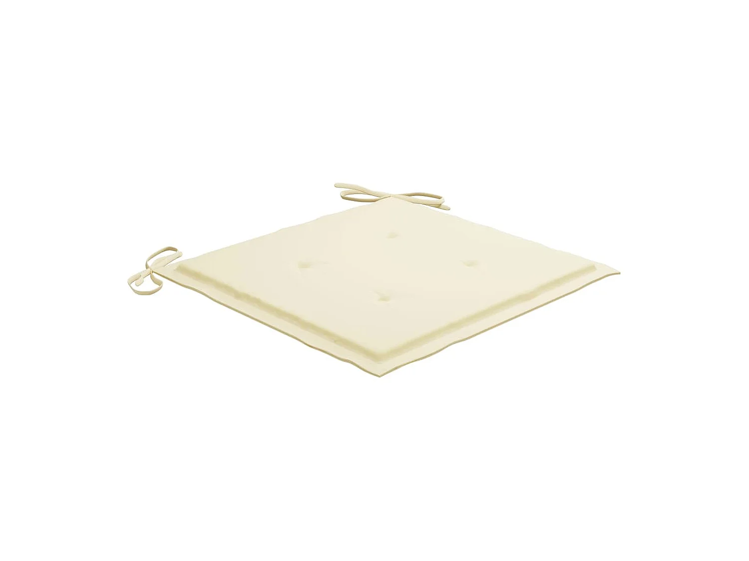 Chaises de jardin empilables avec coussins 6 pcs Teck solide 35