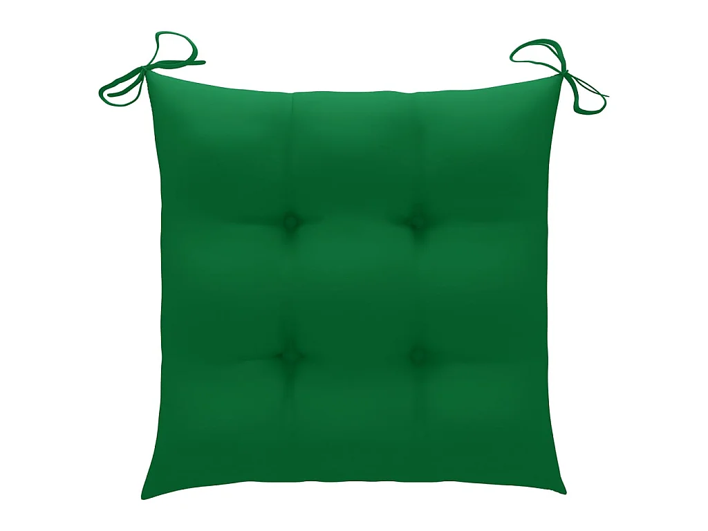 Chaises de jardin 8 pcs avec coussins Bois de teck massif 19