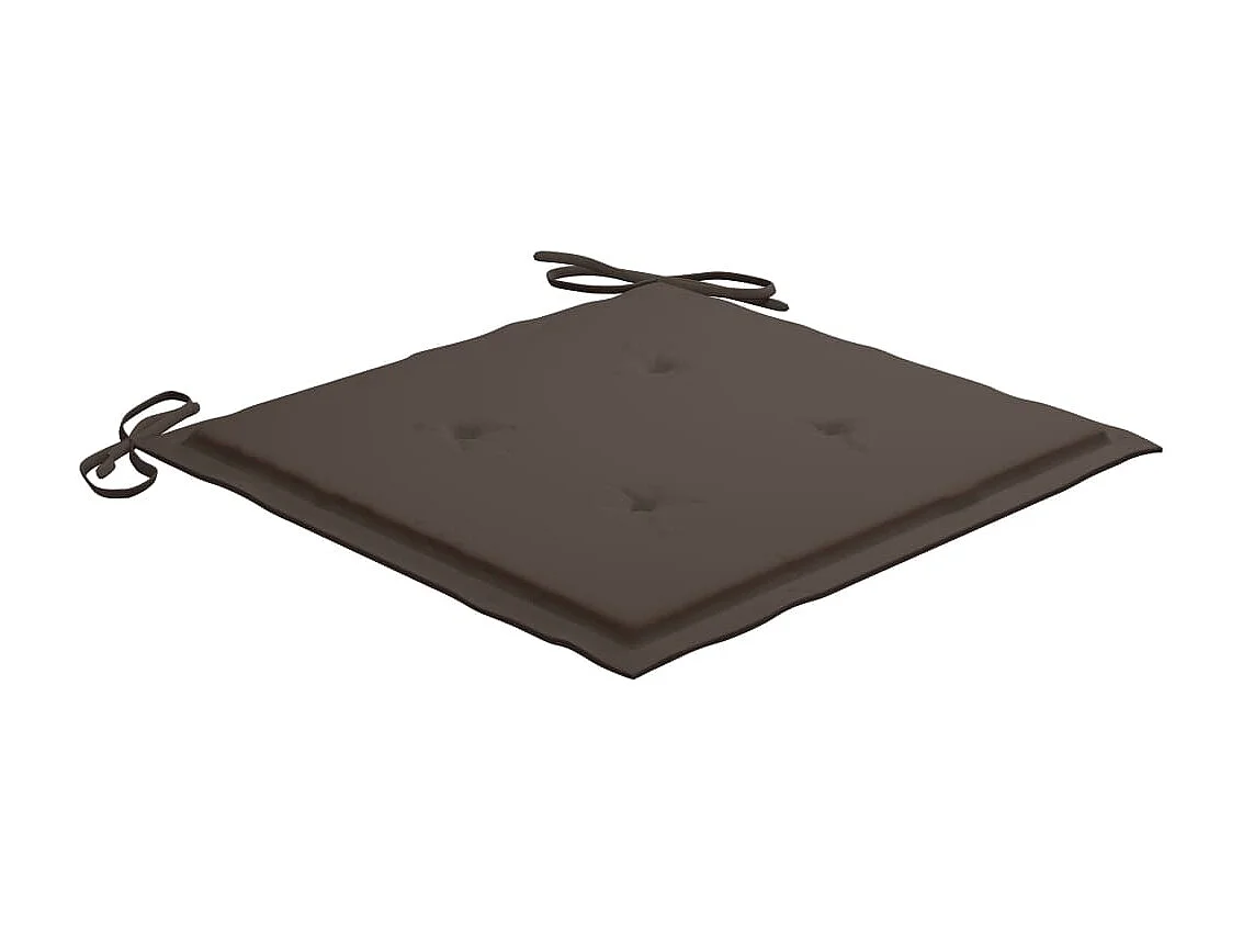 Chaises de jardin 6 pcs avec coussins Bois de teck massif 10