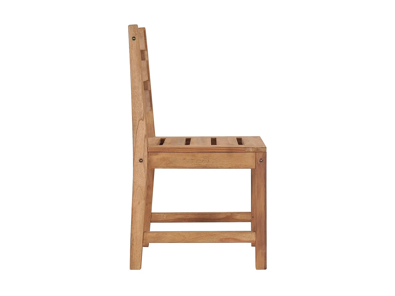 Chaises de jardin 2 pcs Bois de teck solide