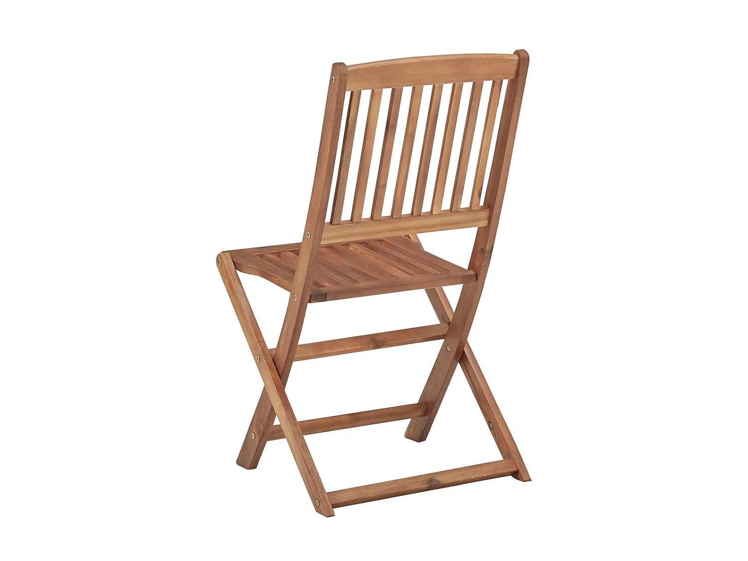 Chaises pliables de jardin 4 pcs avec coussins Bois d'acacia 39