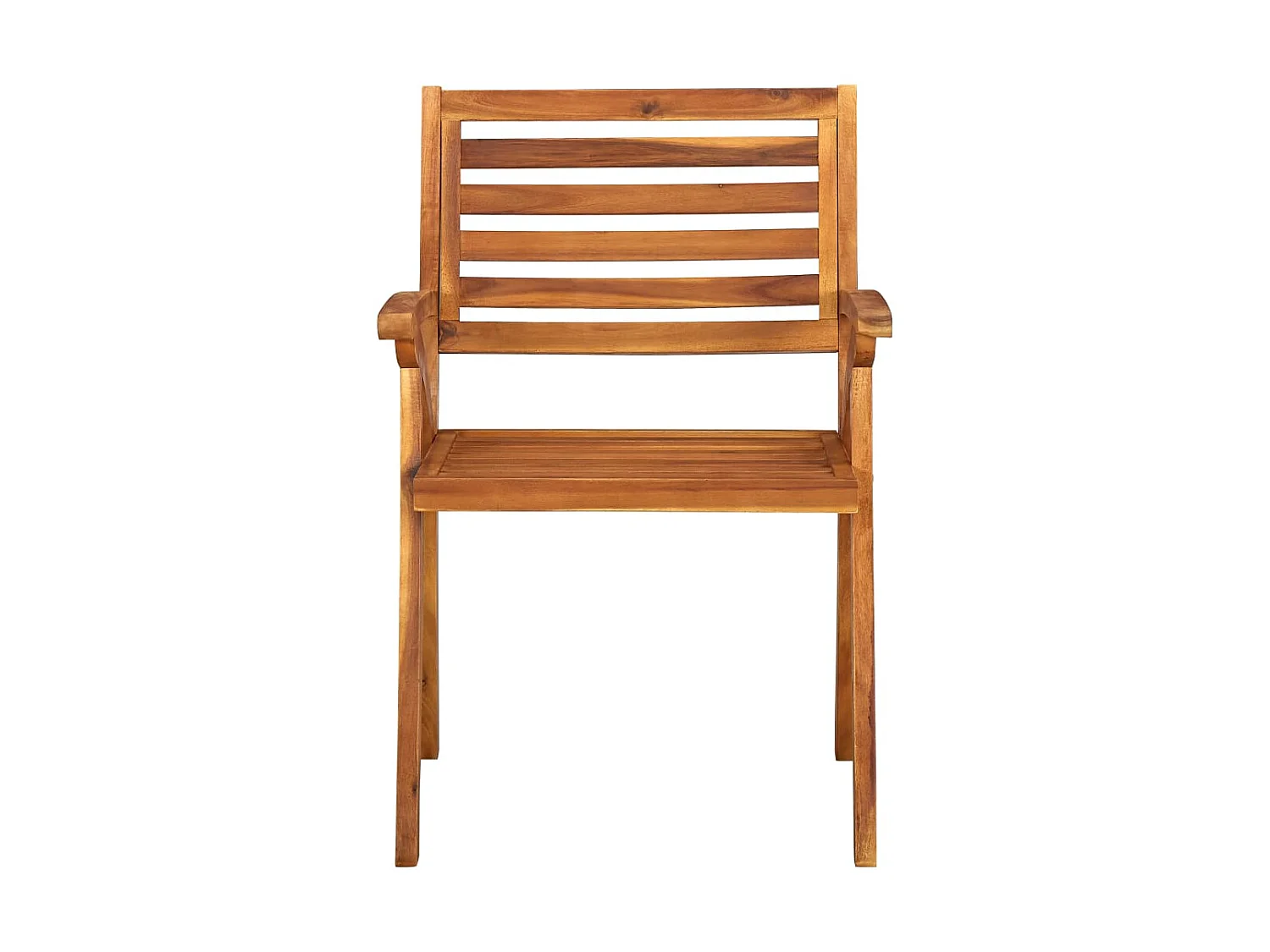 Chaises de jardin 3 pcs Bois d'acacia solide