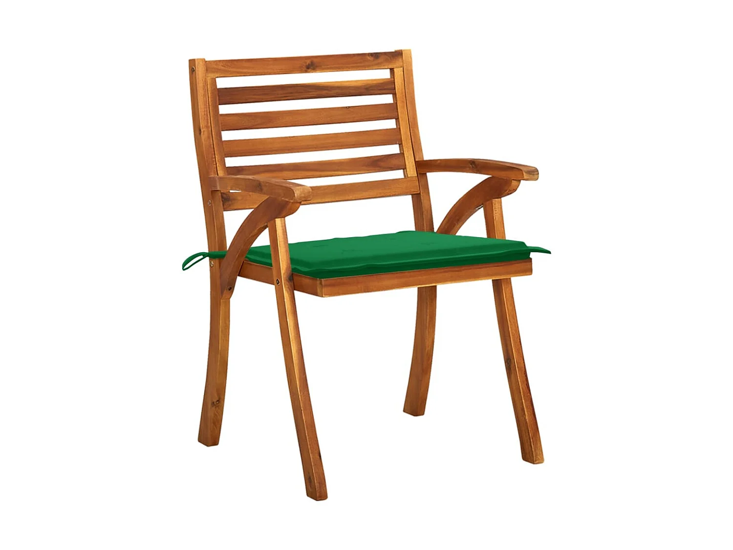 Chaises de jardin avec coussins 4 pcs Bois de teck solide 26