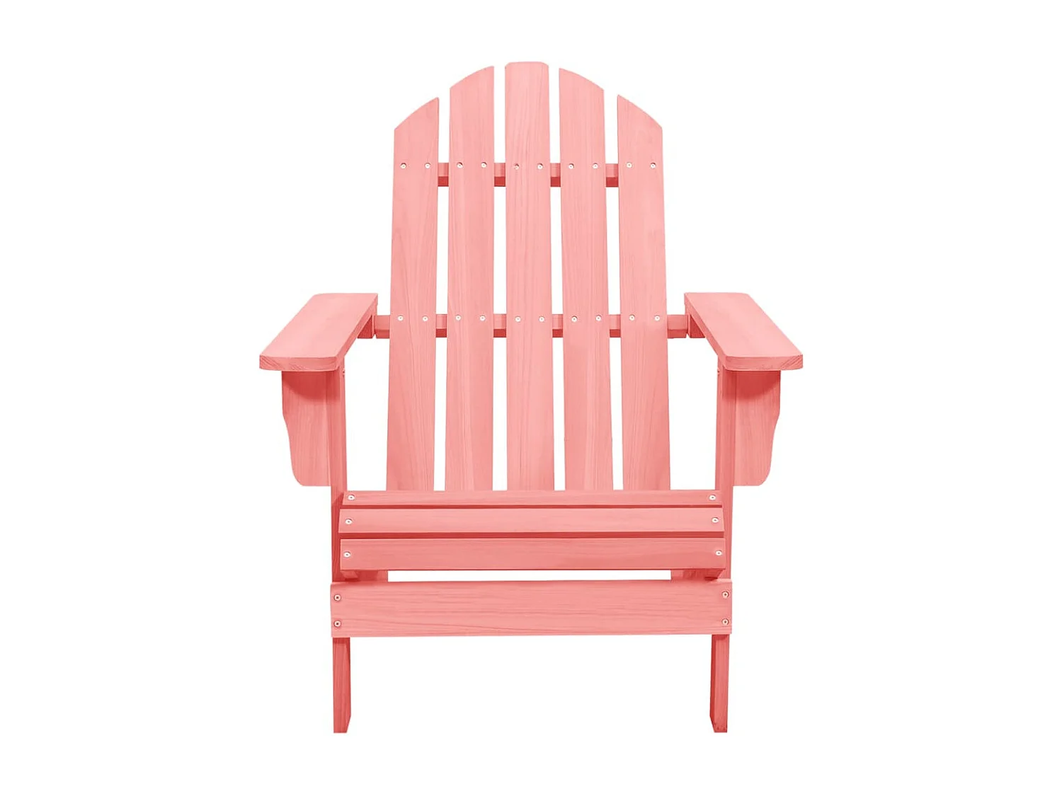 Chaise de jardin Adirondack Bois de sapin massif Rose