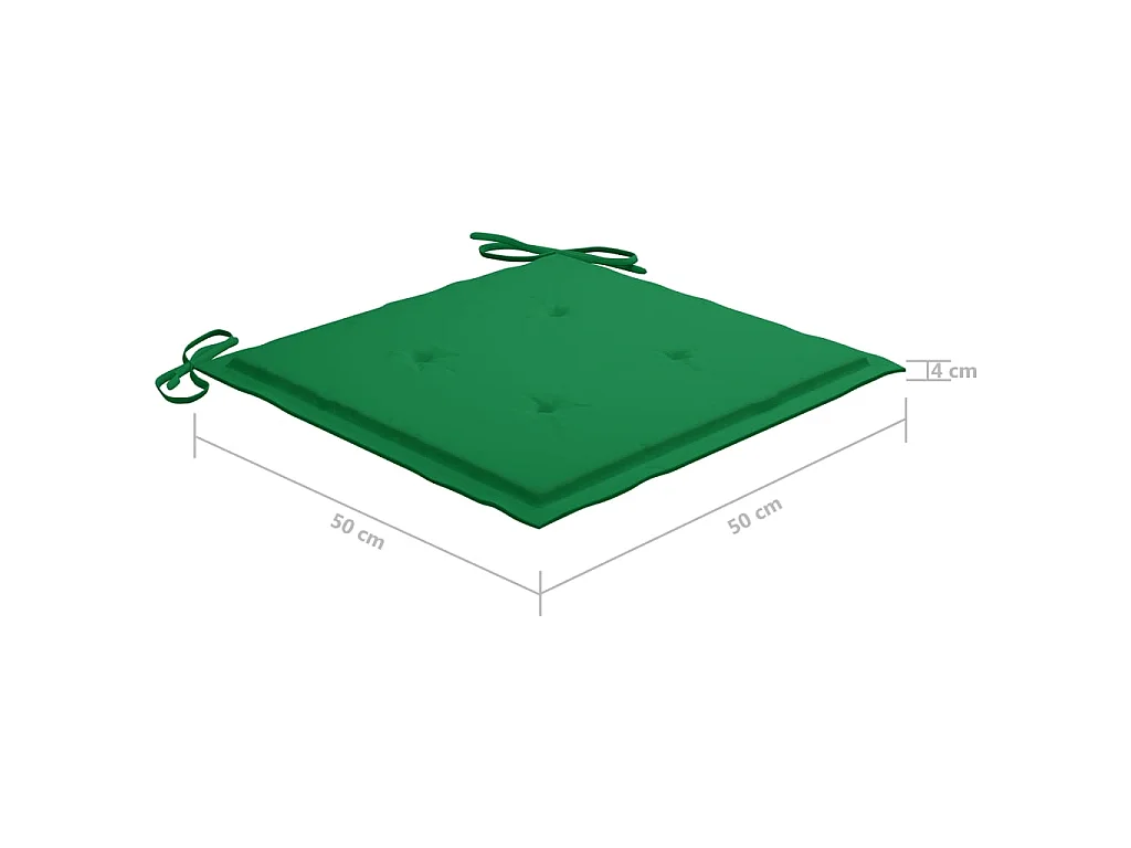 Chaises de jardin avec coussins 8 pcs Bois d'acacia solide Gris 6