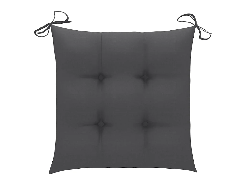 Chaises pliables d'extérieur 4 pcs avec coussins Bois d'acacia 21