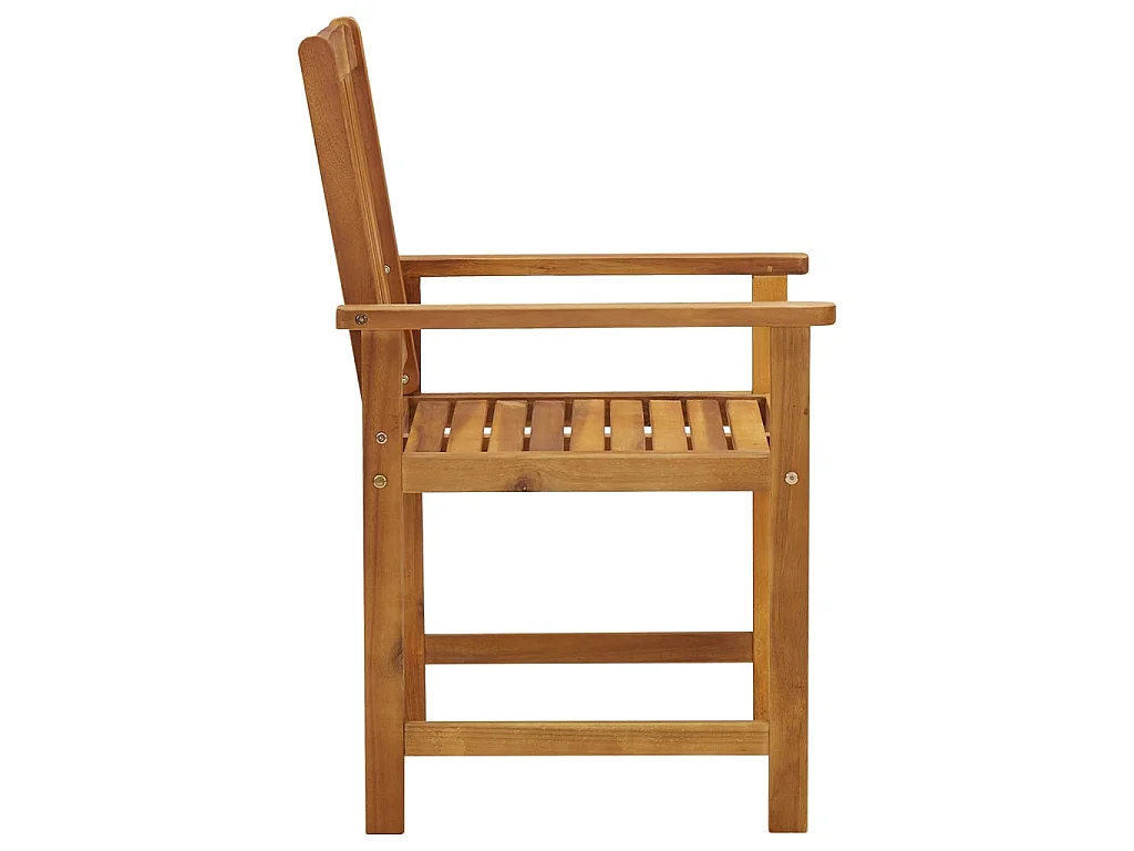 Chaises de jardin 8 pcs Bois d'acacia solide