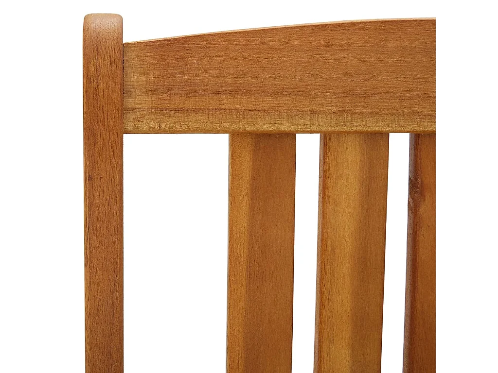 Chaises de jardin 8 pcs Bois d'acacia solide