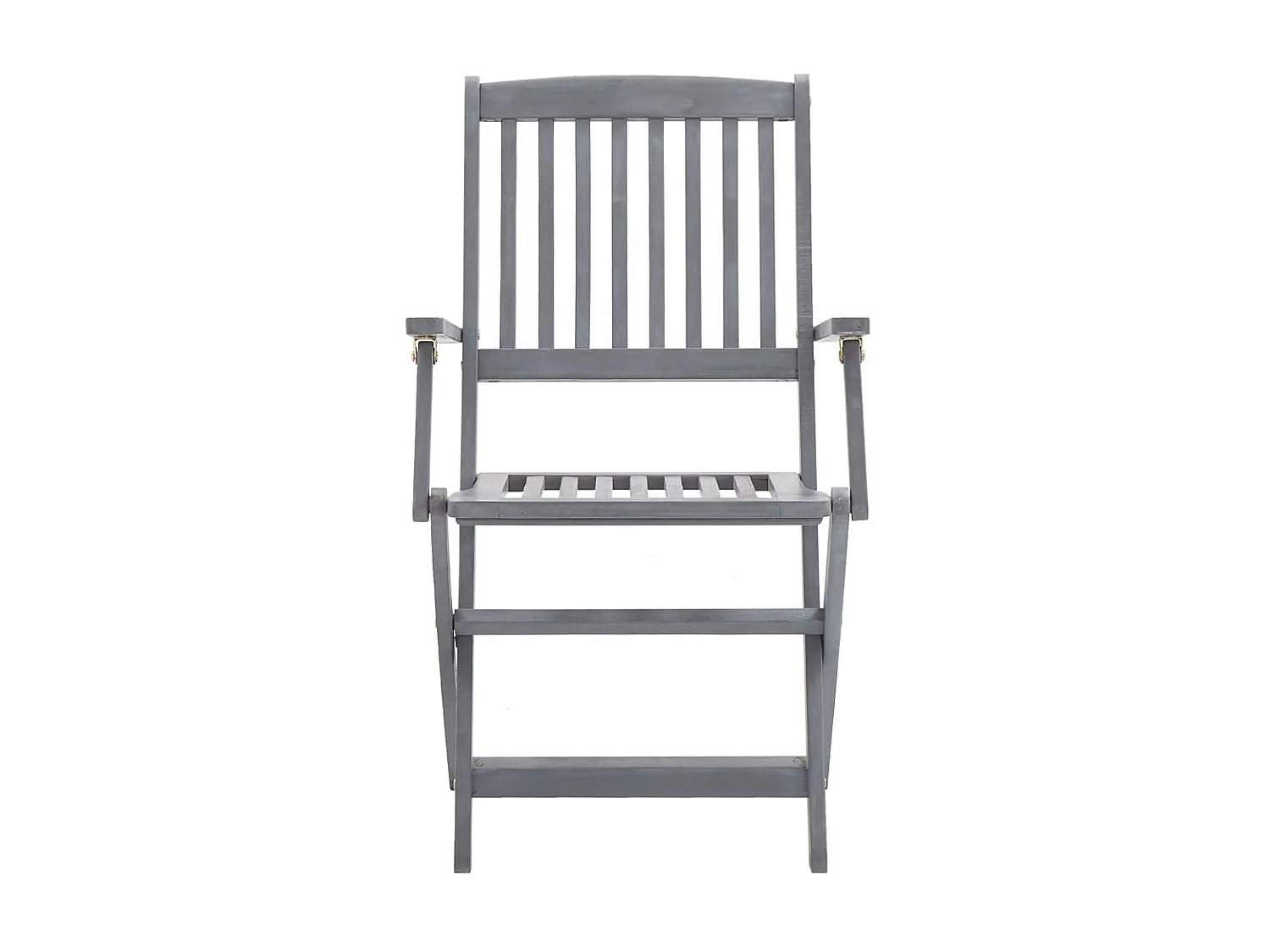 Chaises pliables d'extérieur 2 pcs Bois d'acacia solide 3