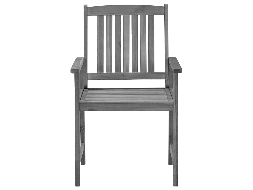 Chaises de metteur en scène avec coussins 4 pcs Gris Acacia 20