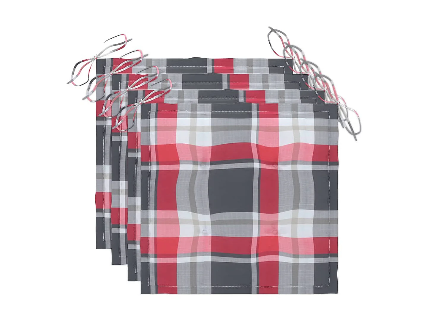 Chaises de metteur en scène avec coussins 4 pcs Gris Acacia 20