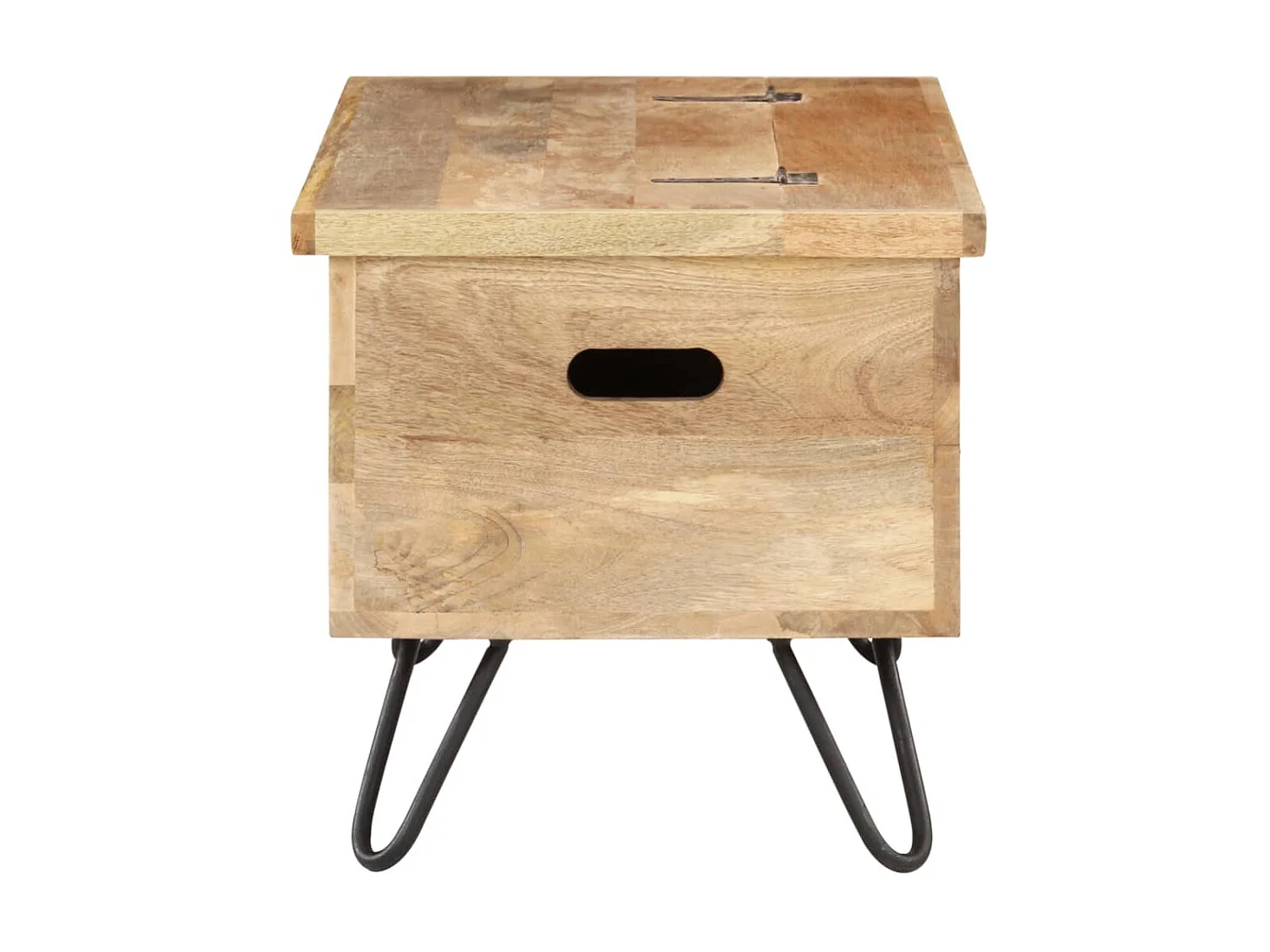 Coffre 90x40x45 Bois solide de manguier