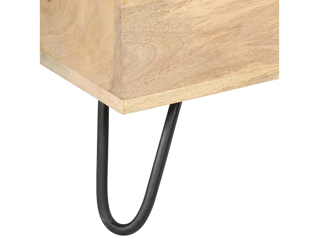 Coffre 90x40x45 Bois solide de manguier