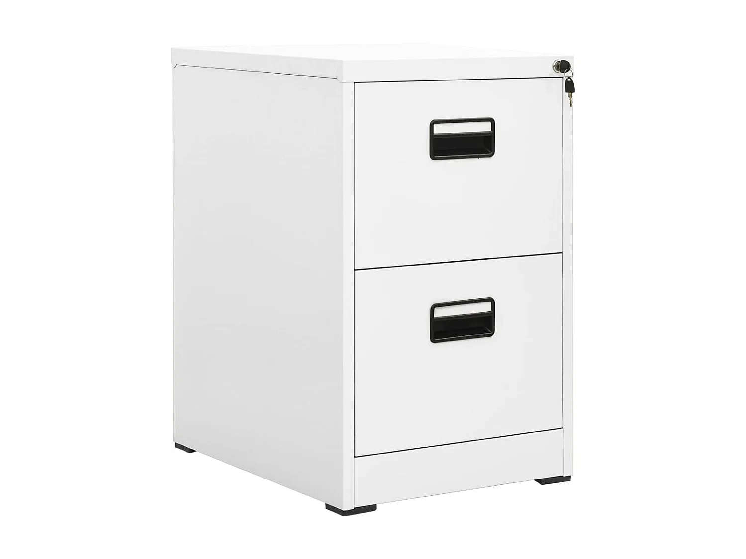 Archiefkast 46x62x72,5 cm staal wit