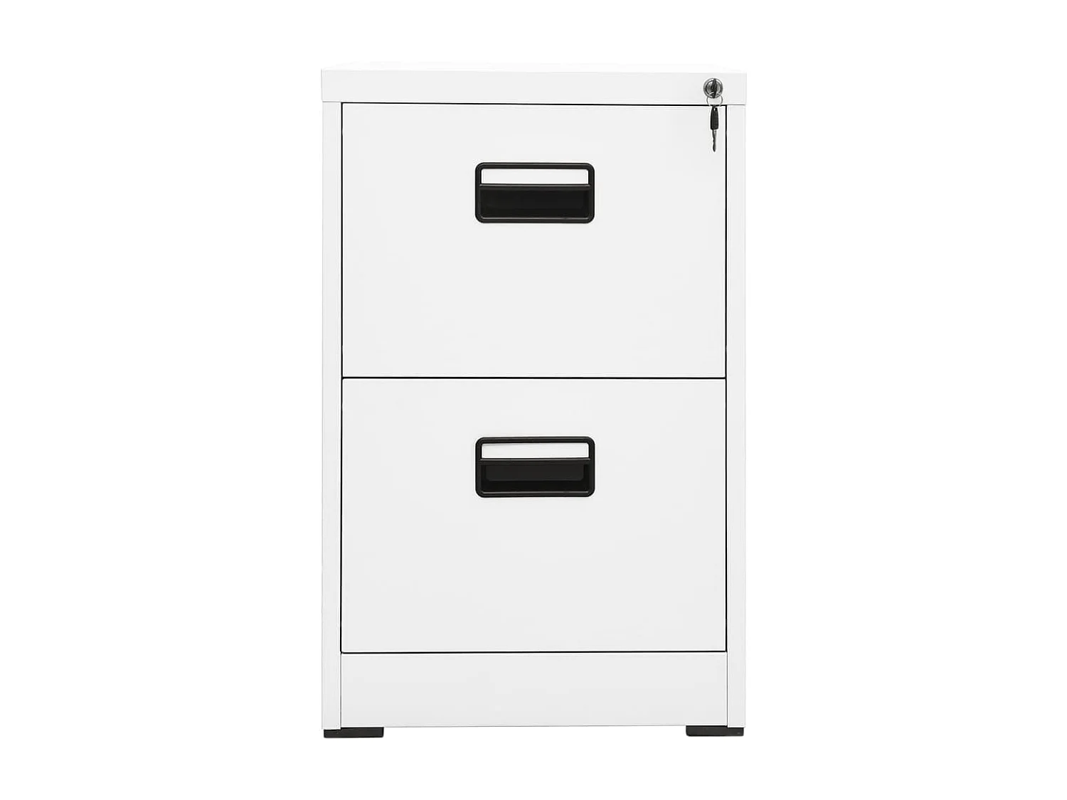 Archiefkast 46x62x72,5 cm staal wit