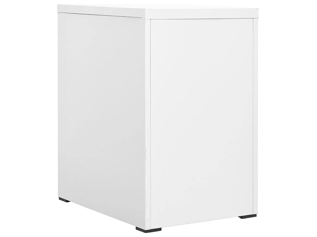 Archiefkast 46x62x72,5 cm staal wit