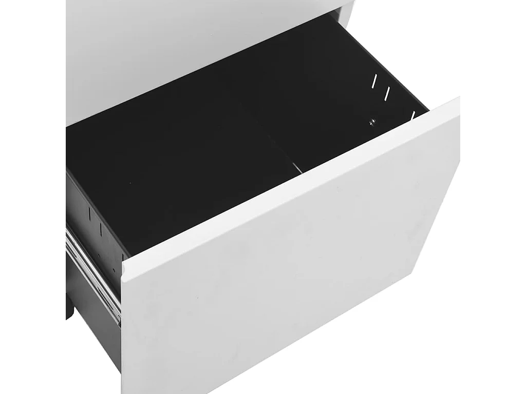 Classeur mobile Gris clair 39x45x67 Acier