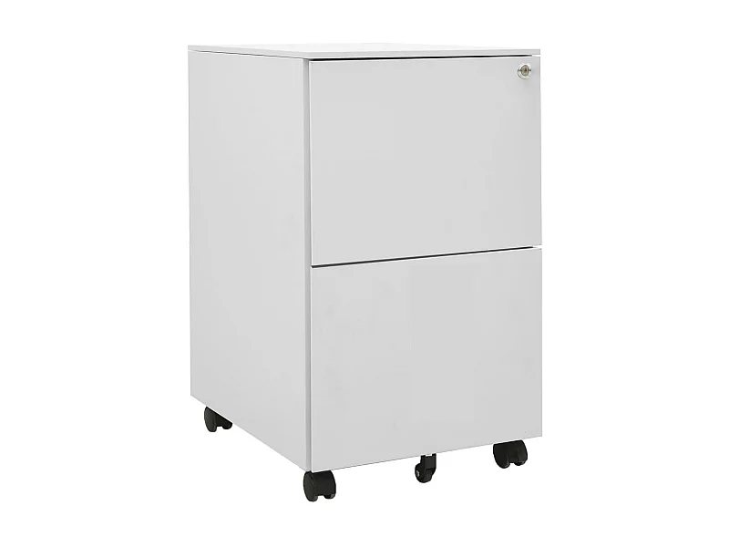 Classeur mobile Gris clair 39x45x67 Acier