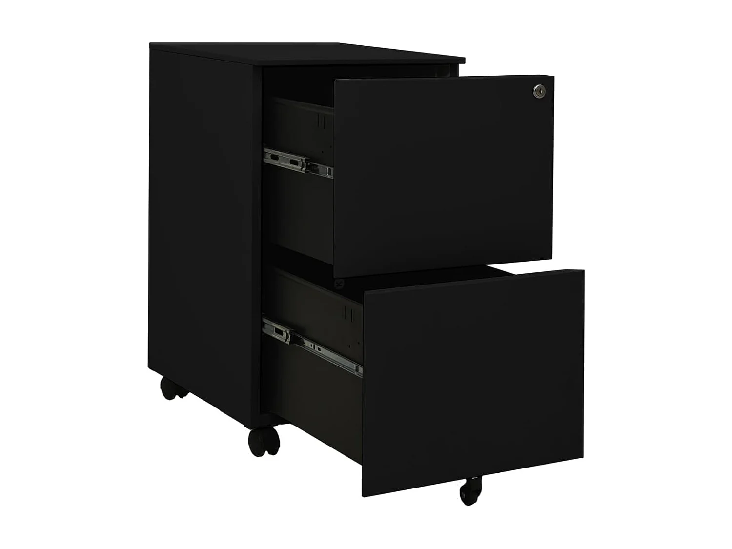 Classeur mobile Noir 39x45x67 Acier