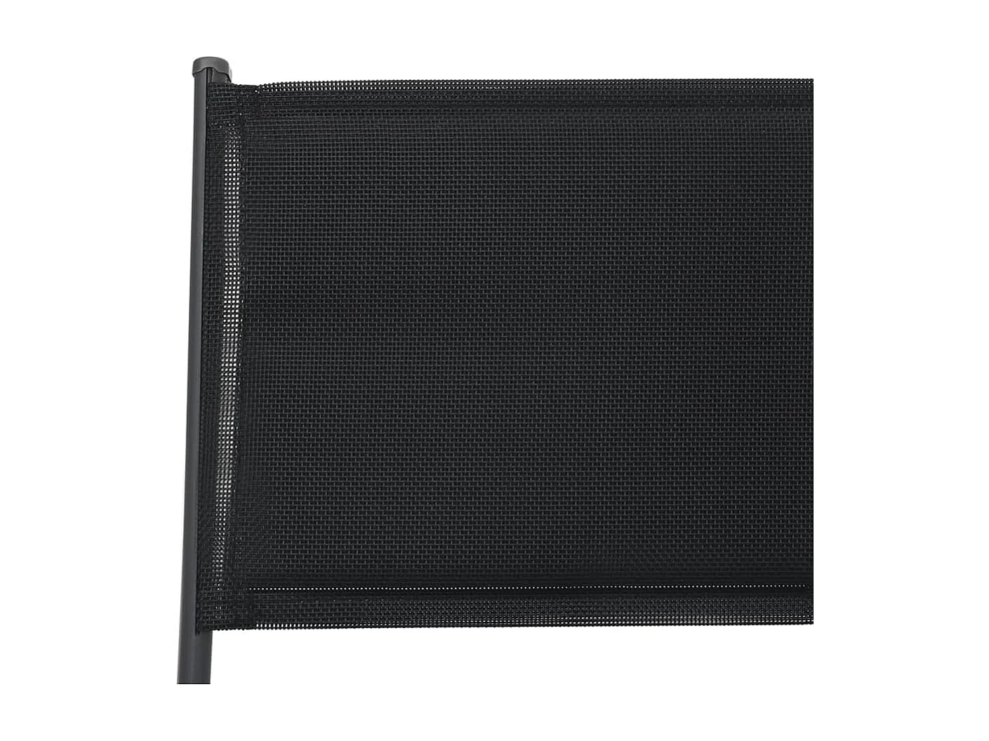 Chaises de jardin pliables 2 pcs Acier et textilène