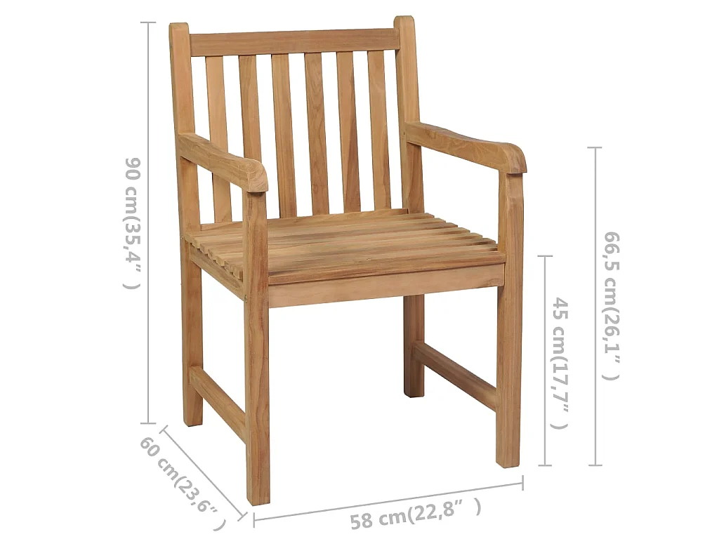 Chaises de jardin 2 pcs avec coussins gris Bois de teck massif 16