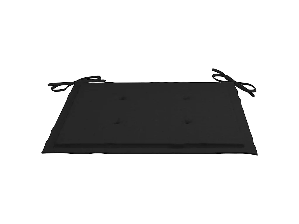 Chaises de jardin empilables avec coussins 6 pcs Teck solide 56