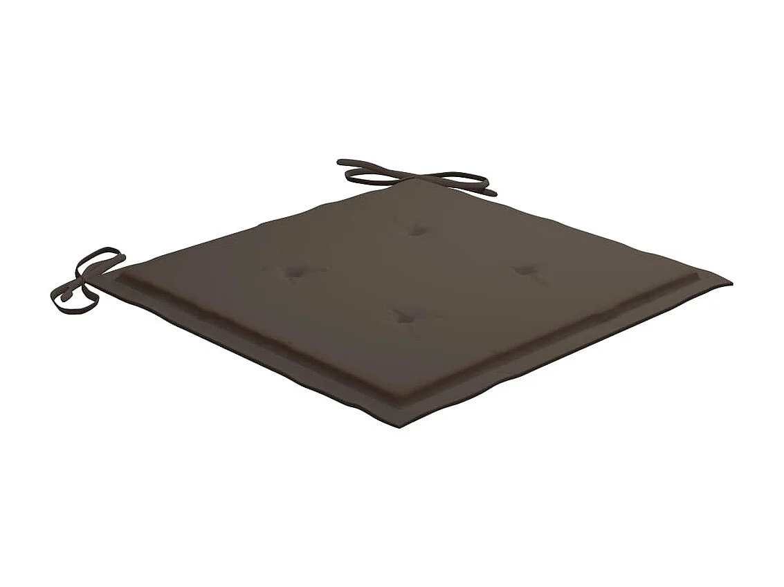 Chaises de jardin empilables avec coussins 6 pcs Teck solide 26