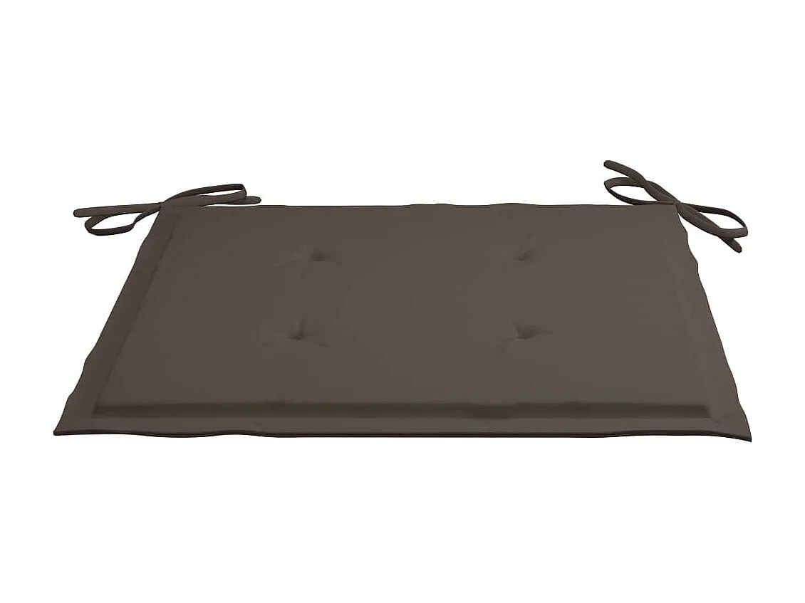 Chaises de jardin empilables avec coussins 6 pcs Teck solide 26