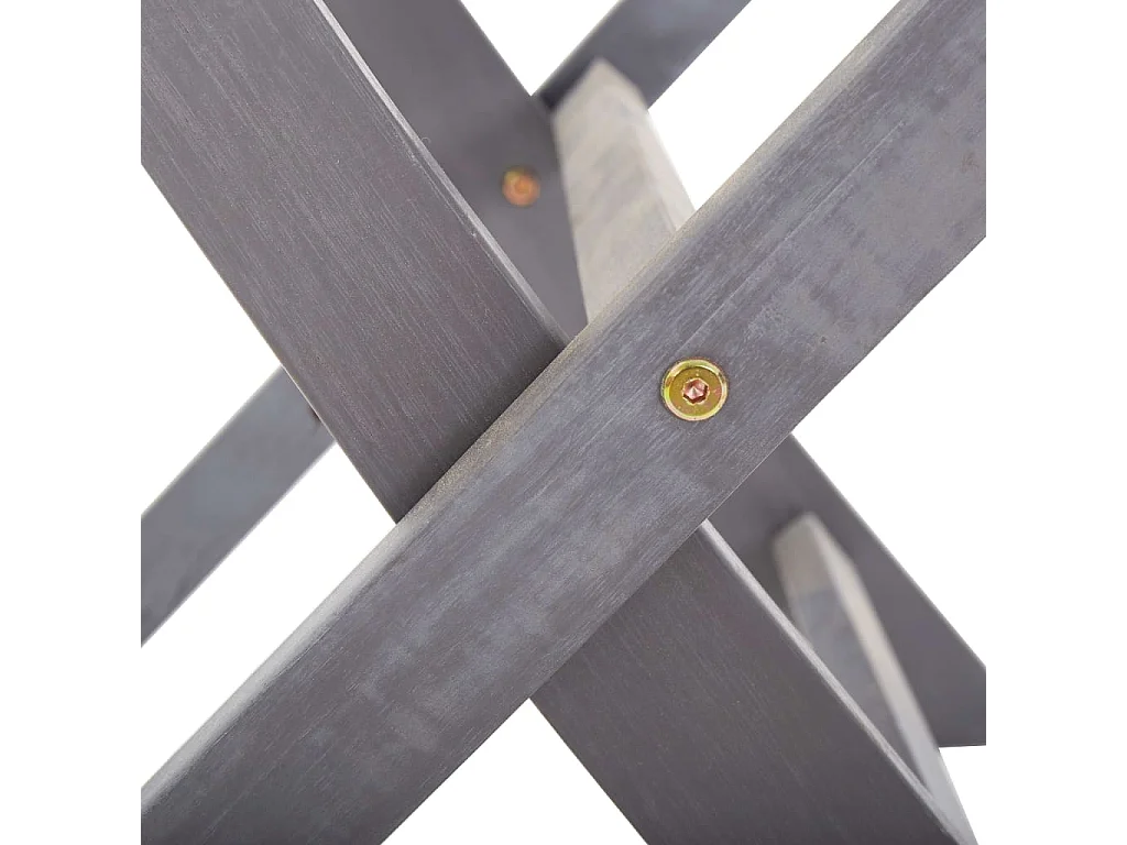 Chaises pliables d'extérieur 6 pcs Bois d'acacia solide 2