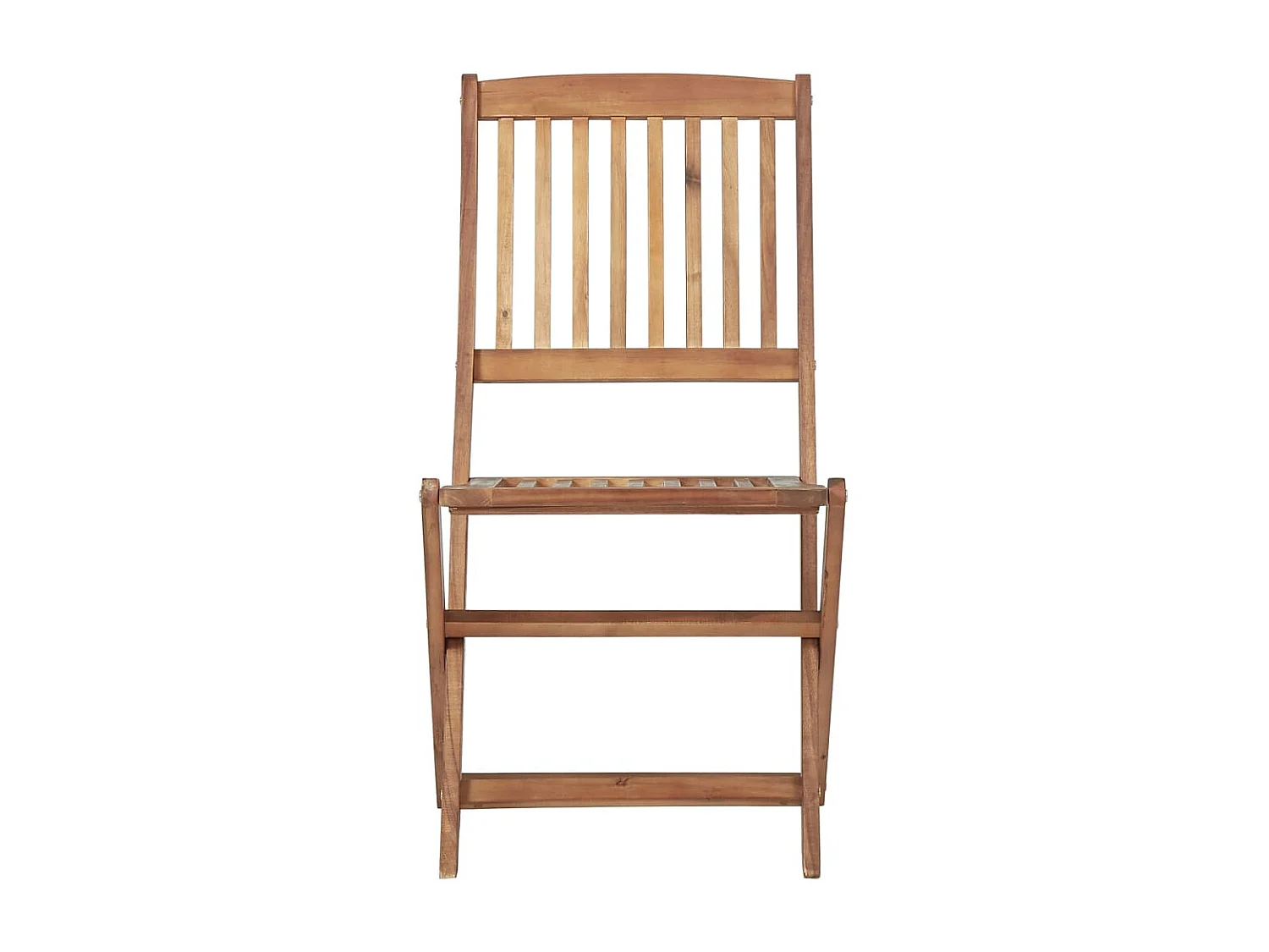 Chaises pliables d'extérieur avec coussins 8 pcs Bois d'acacia 13