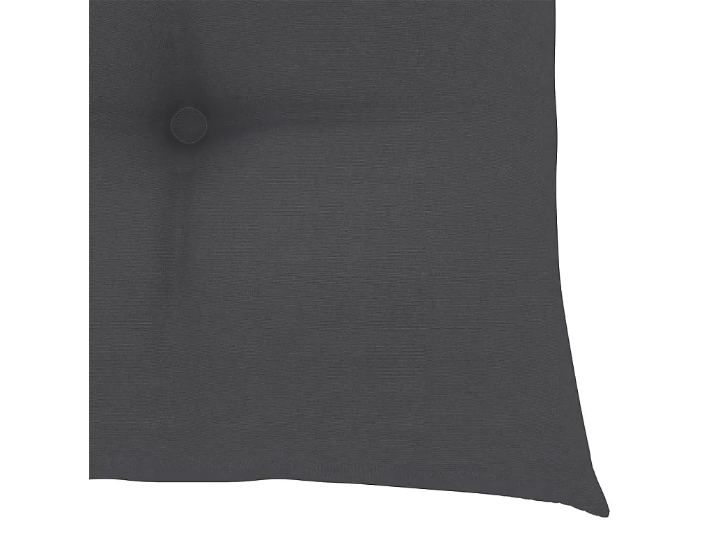 Chaises pliables de jardin 2 pcs avec coussins Bambou 9