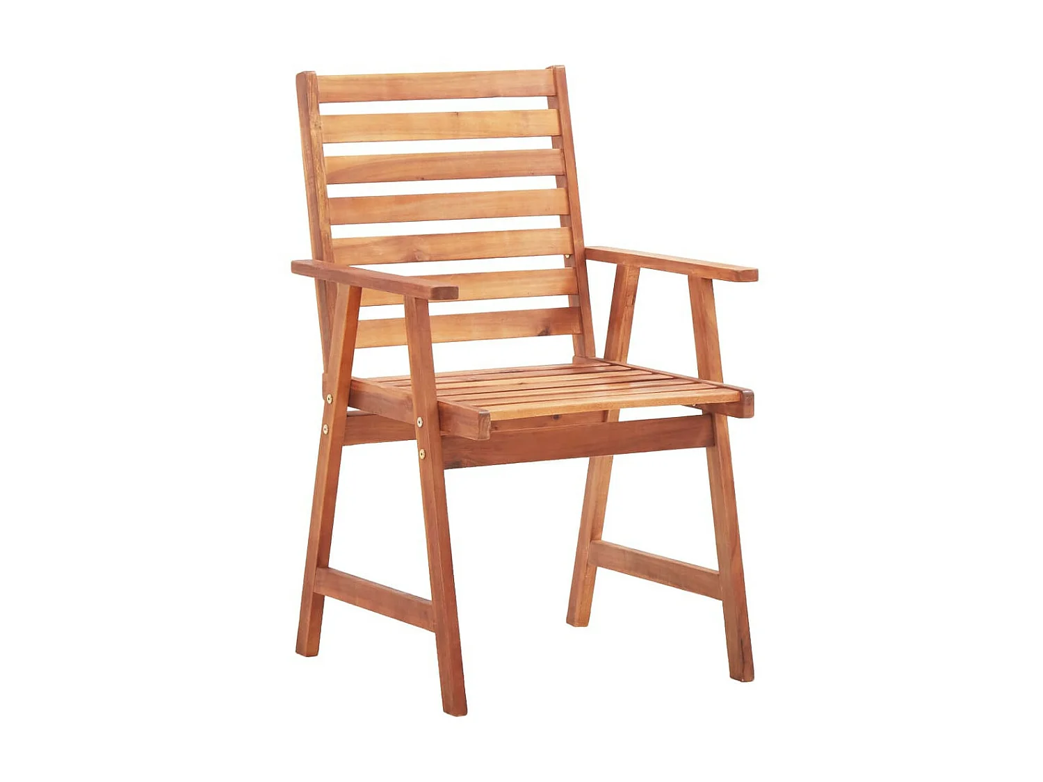 Chaises de salle à manger d'extérieur 3 pcs Acacia massif