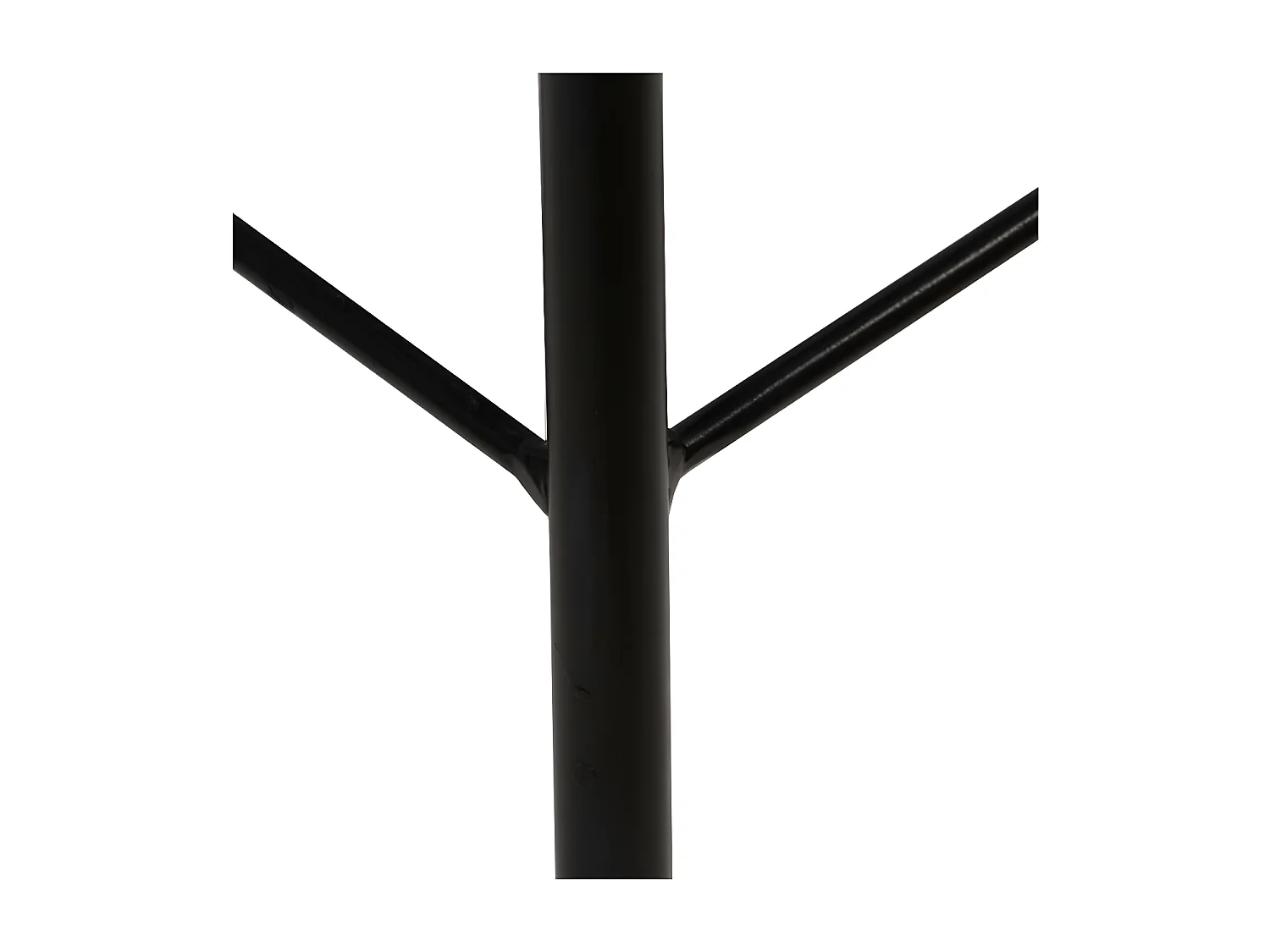 Chaise de bar bois massif foncé et métal noir Iar - Lot de 2