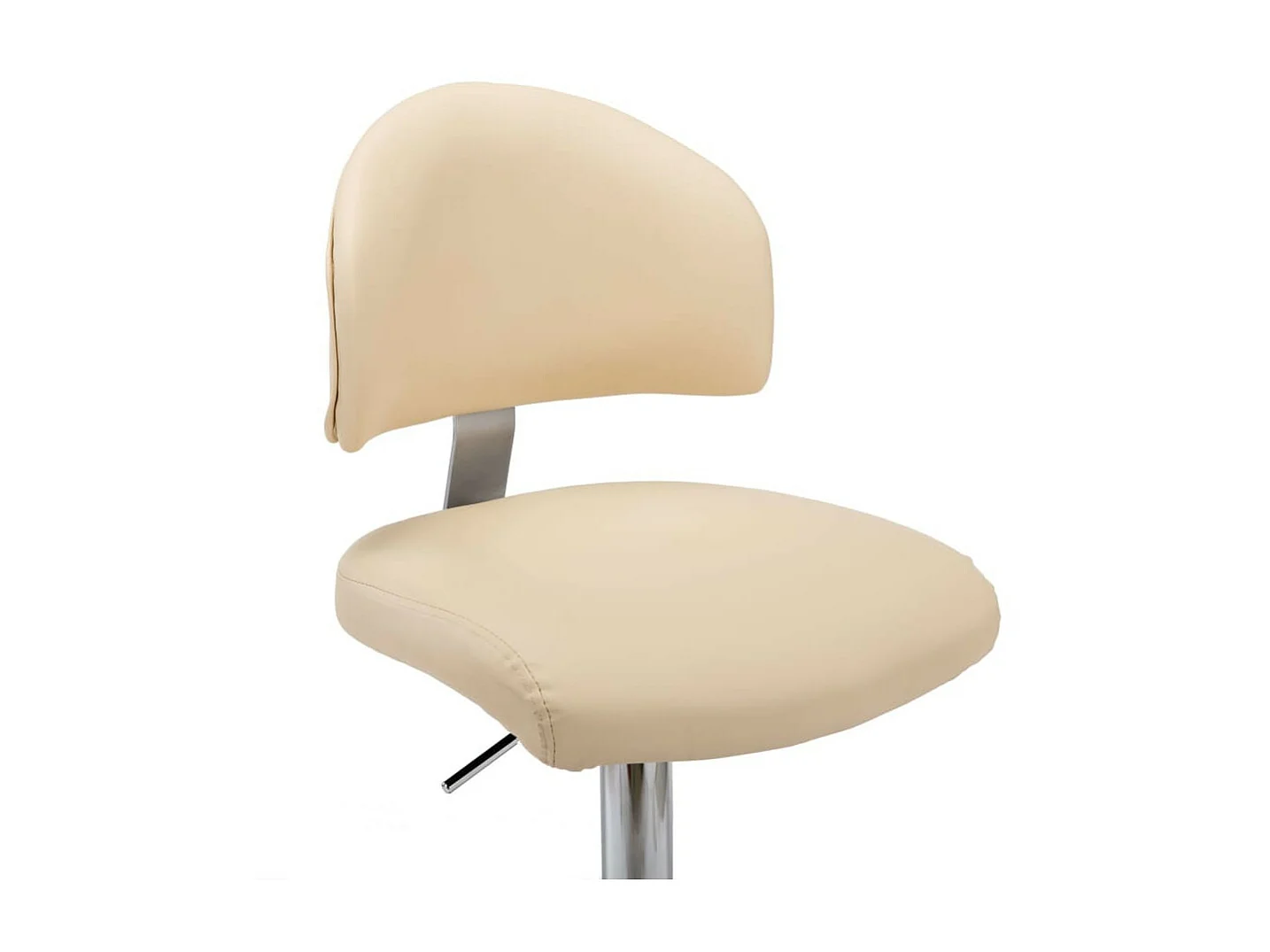 Tabourets de bar 2 pcs Crème Similicuir Sokal