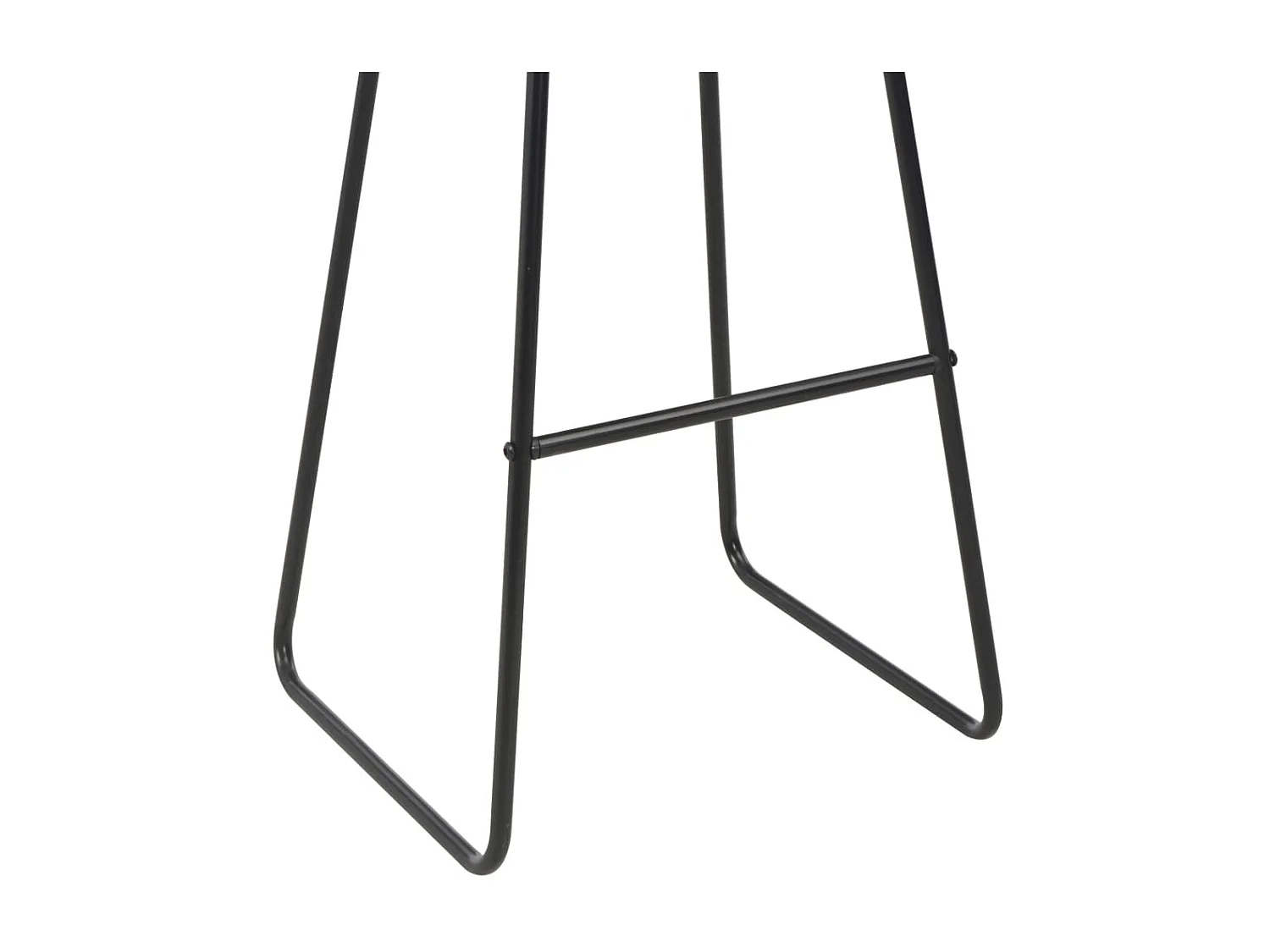 Tabourets de bar 6 pcs Noir Similicuir 2