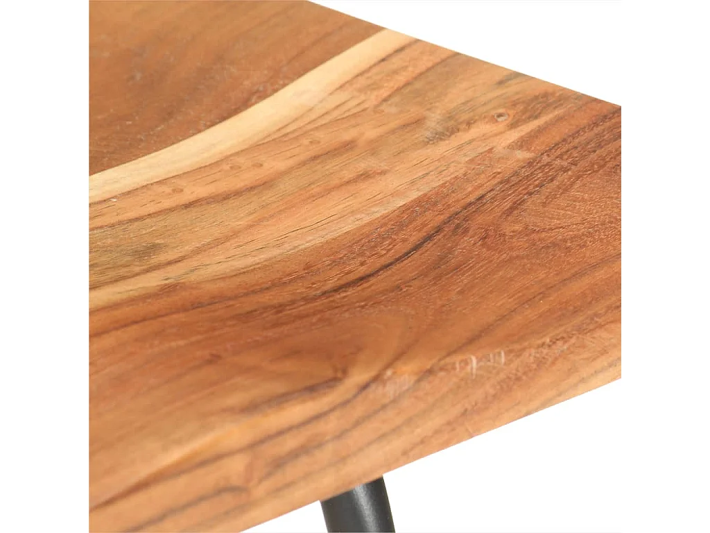 Tabourets de bar 2 pcs Bois d'acacia solide
