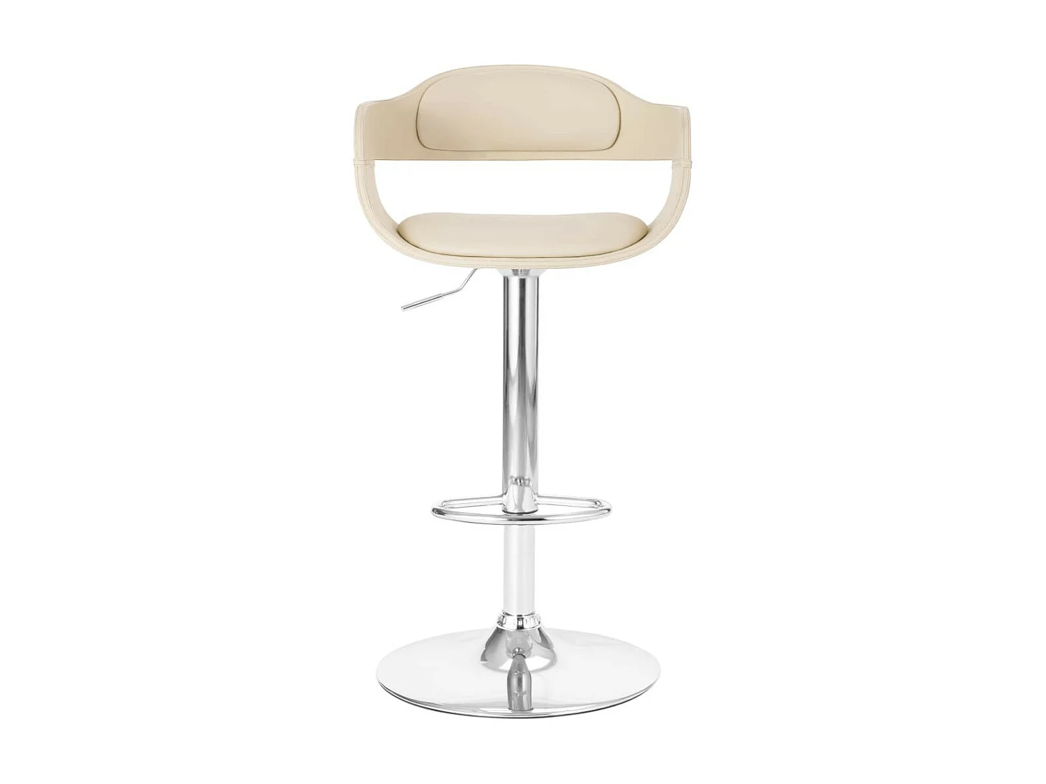 Chaise de bar Blanc Similicuir 3