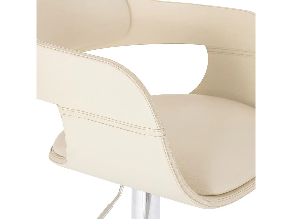 Chaise de bar Blanc Similicuir 3