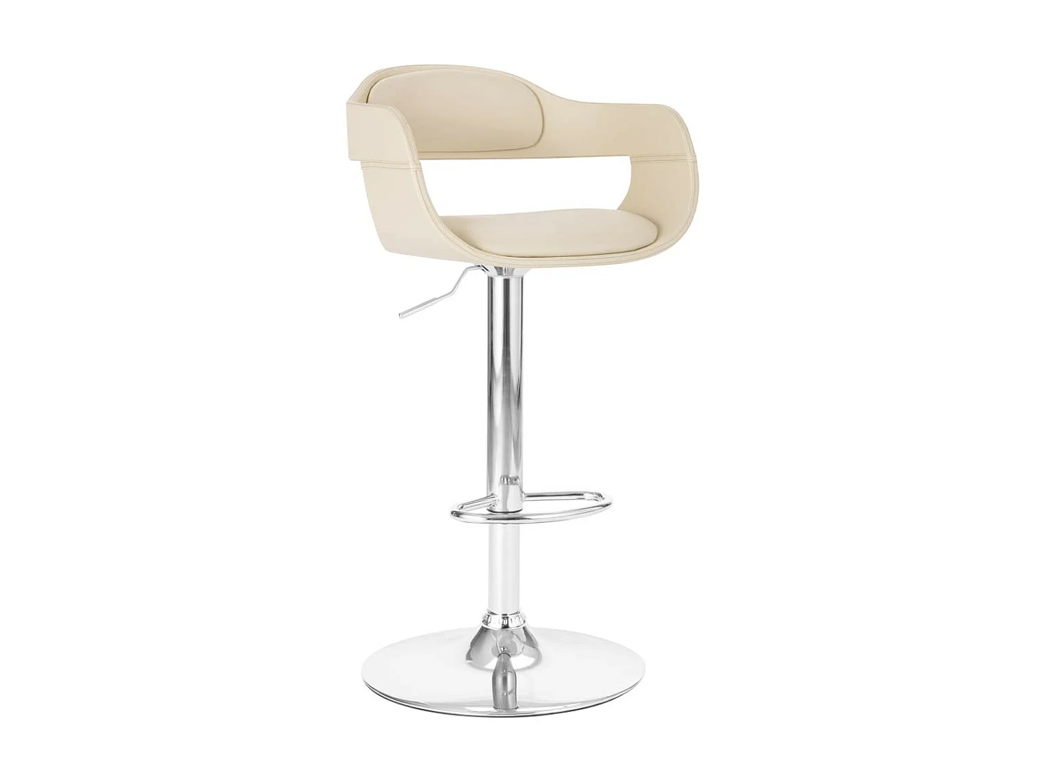 Chaise de bar Blanc Similicuir 3